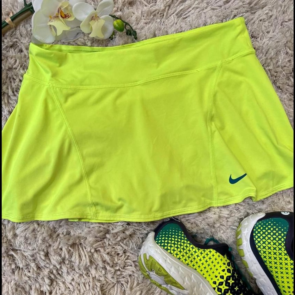 Super Sexy! Neon Yellow Nike Skirt